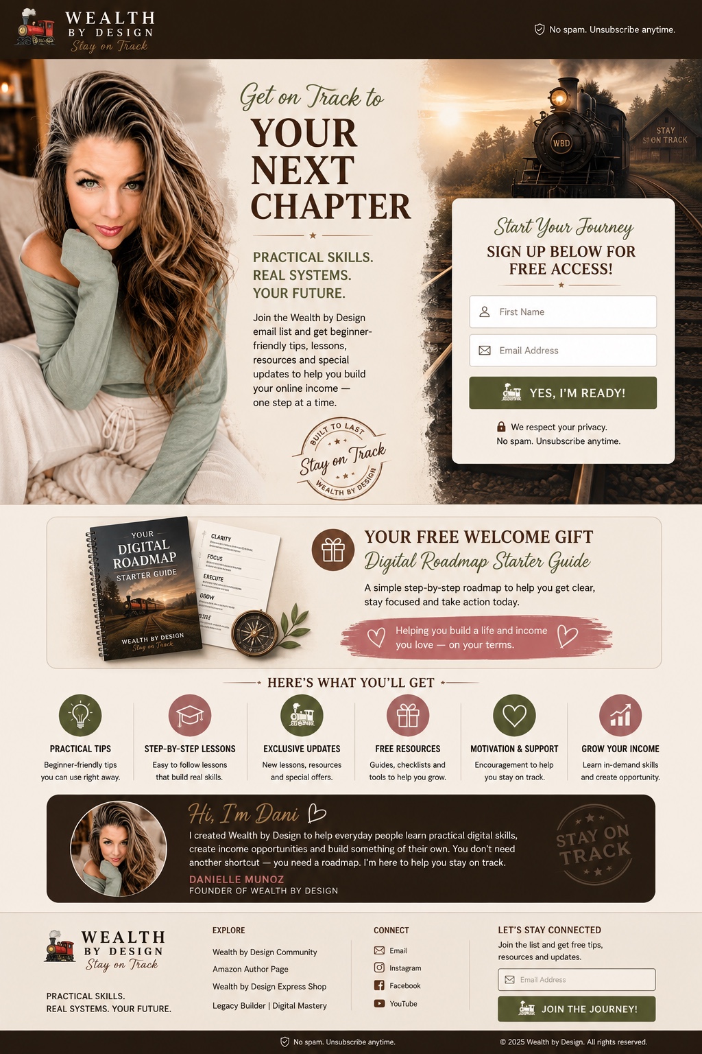 Wealth by Design Digital Roadmap Starter Guide capture page